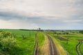 The railroad to Berdyansk in the town of PologÃÆ